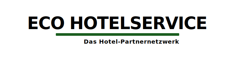 Logo von ECO HOTELSERVICE mit Untertitel